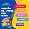 Banner Clube Livrinhos do Caminho: Seleção por idades de 0 a 10 anos.
