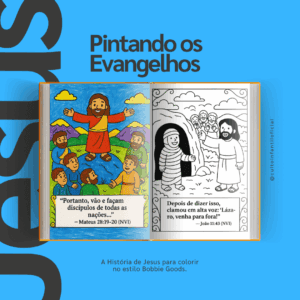 Imagem de um livro de colorir para crianças