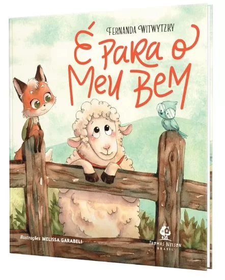 Ovelha na cerca com raposa