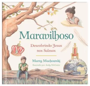 Criança lendo a bíblia