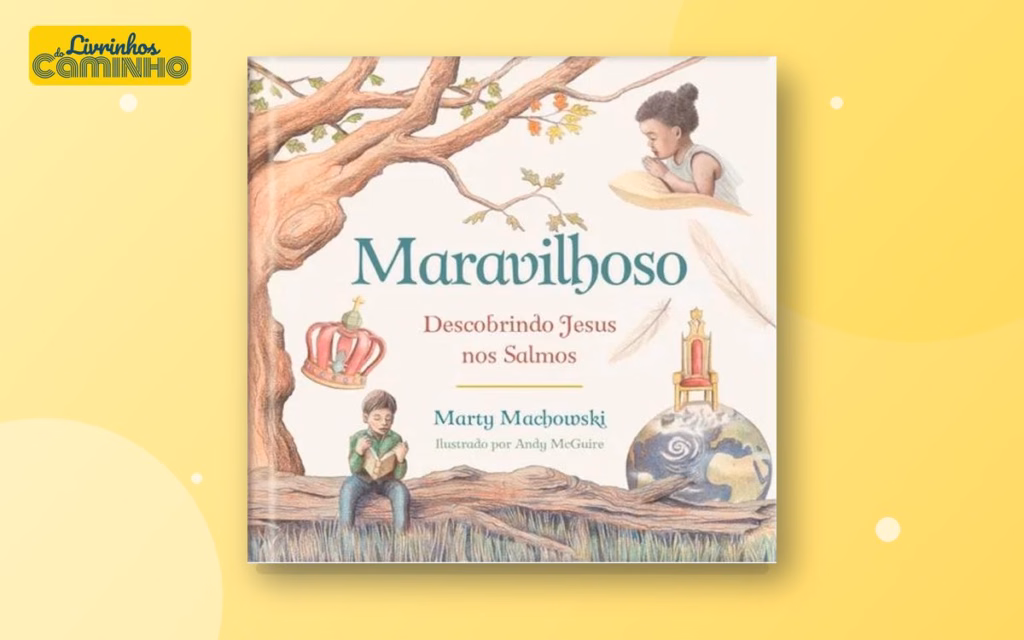 Capa do livro Maravilhoso: Descobrindo Jesus nos Salmos — livro cristão infantil