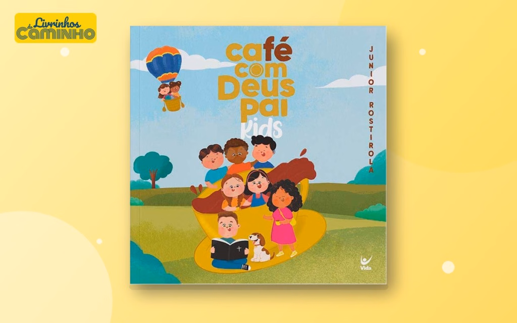 Capa do livro Café com Deus Pai Kids — devocional para crianças