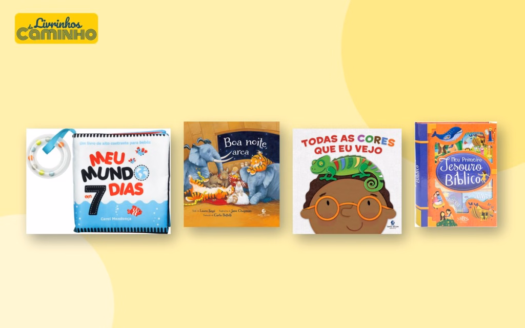 Livros cristãos para bebês de 0 a 2 anos: guia por fase