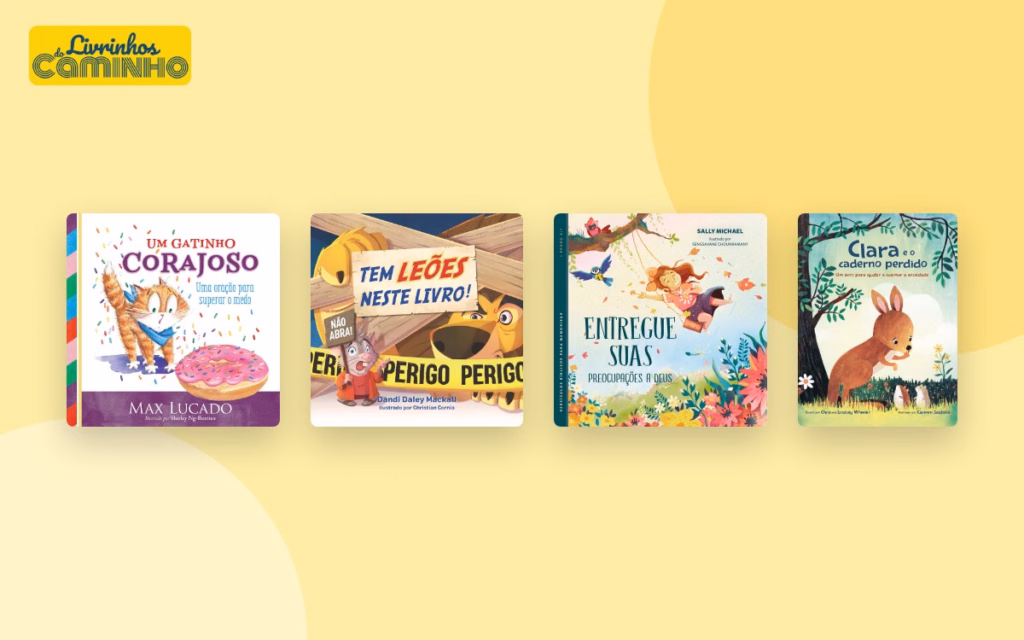 Livros cristãos para crianças com medo ou ansiedade: 5 indicações